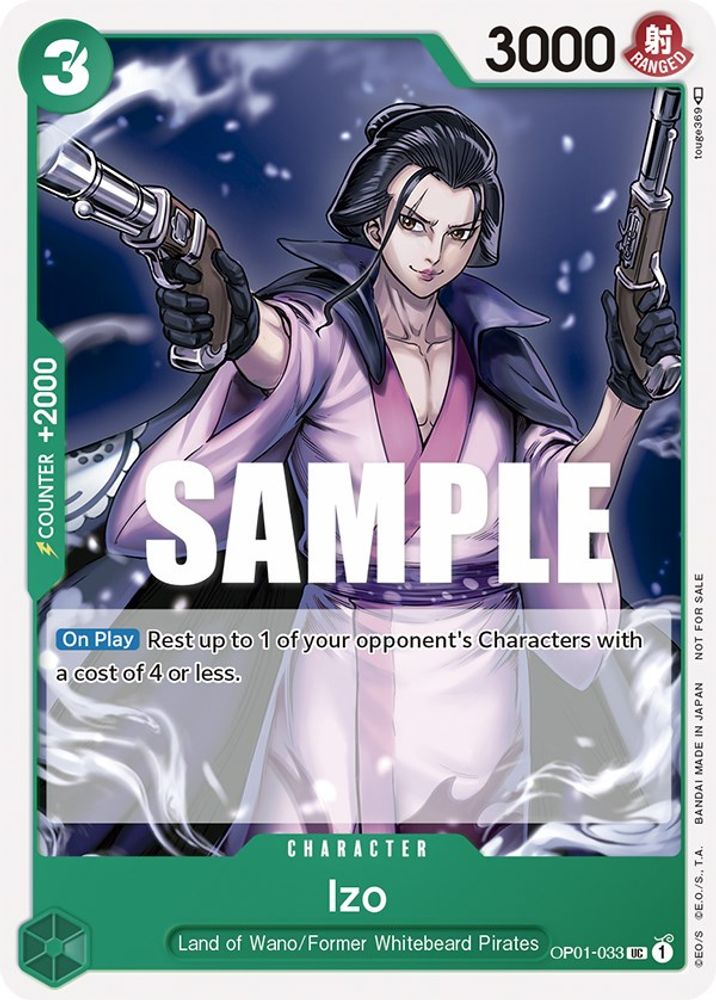 Izo [Tournament] OP01-033 One Piece Card Game