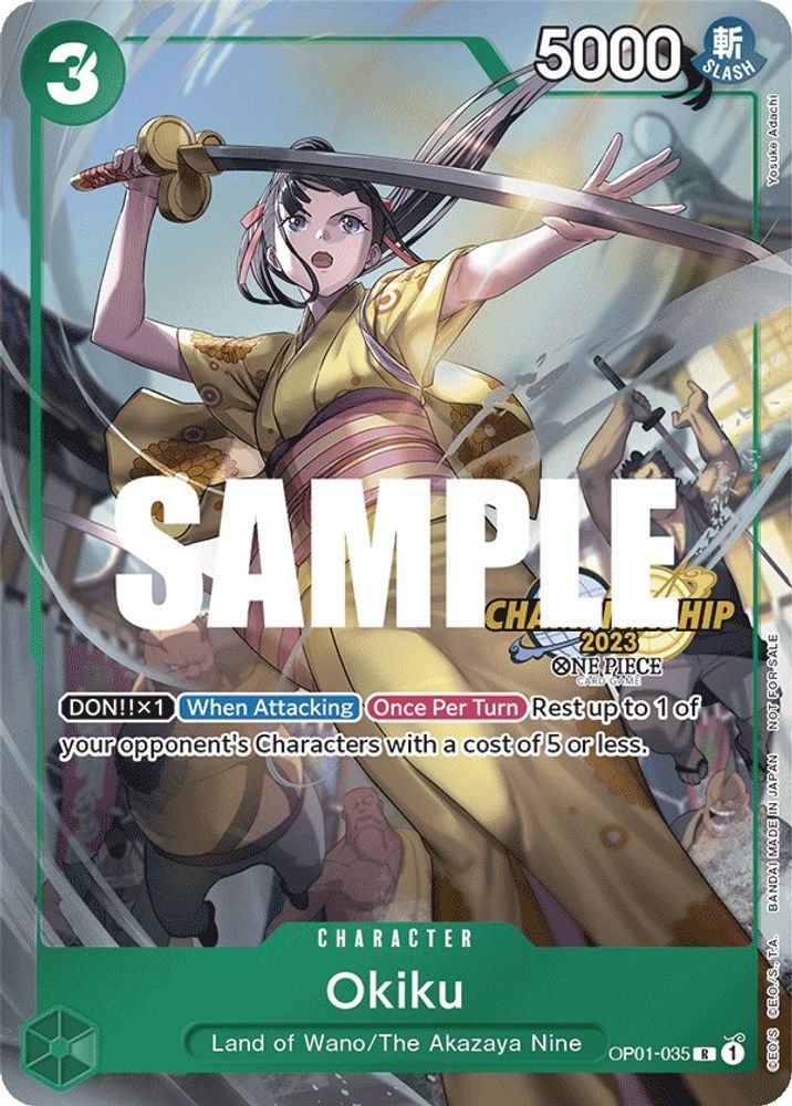 Okiku [Championship 2023] OP01-035 One Piece Card Game