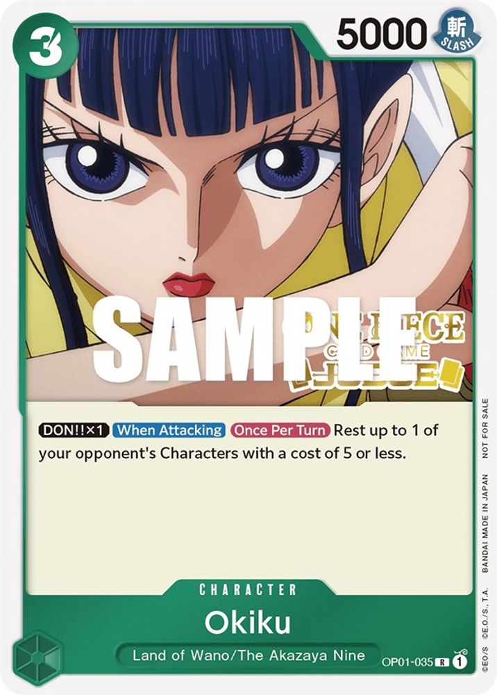 Okiku [Judge] OP01-035 One Piece Card Game