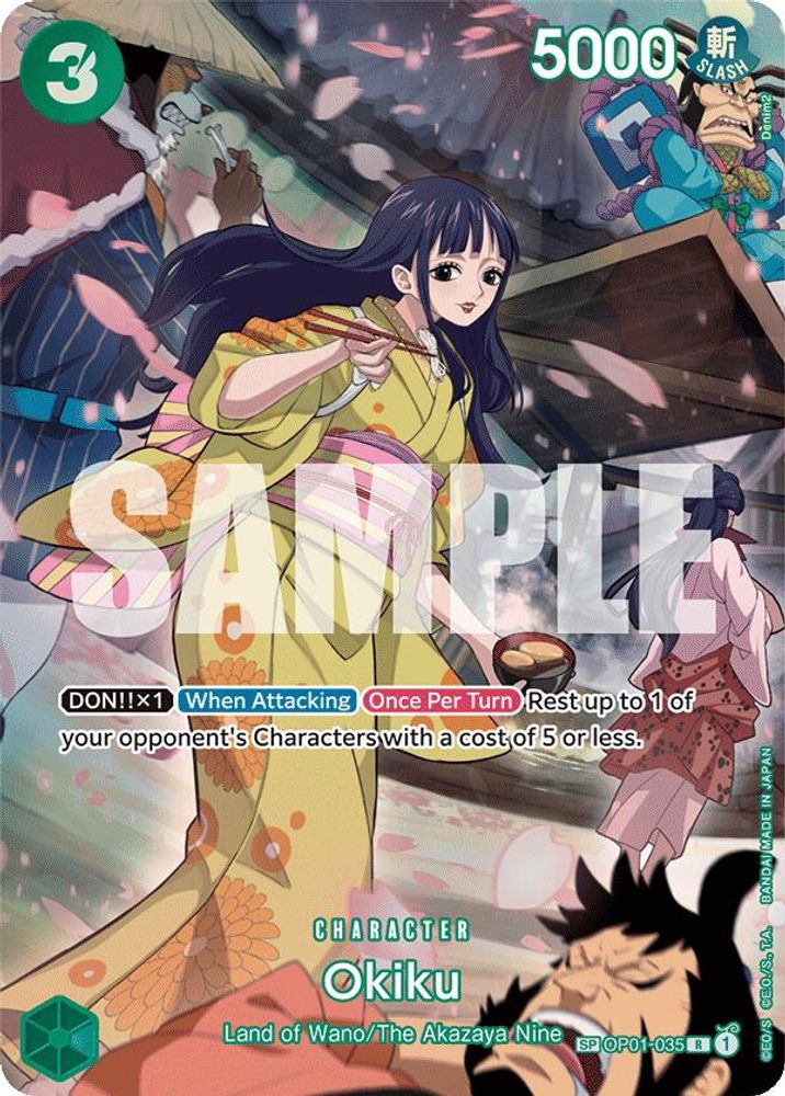 Okiku [SP] OP01-035 One Piece Card Game