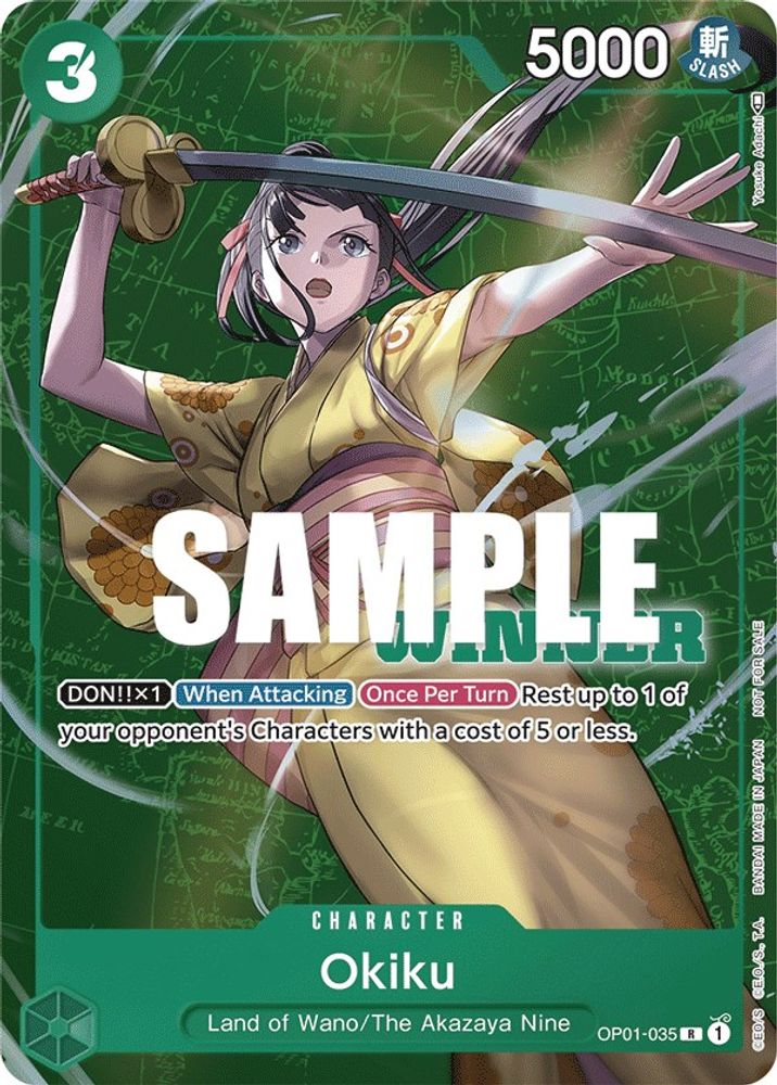 Okiku [Tournament Winner] OP01-035 One Piece Card Game