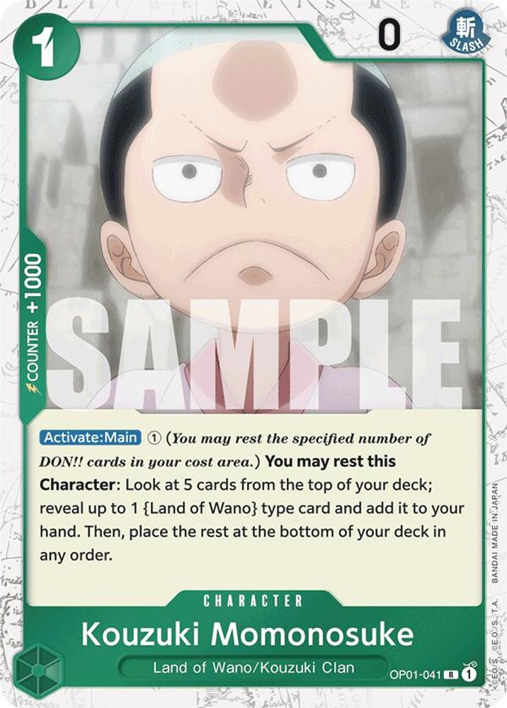 Kouzuki Momonosuke [Jolly Roger PRB01] OP01-041 One Piece Card Game