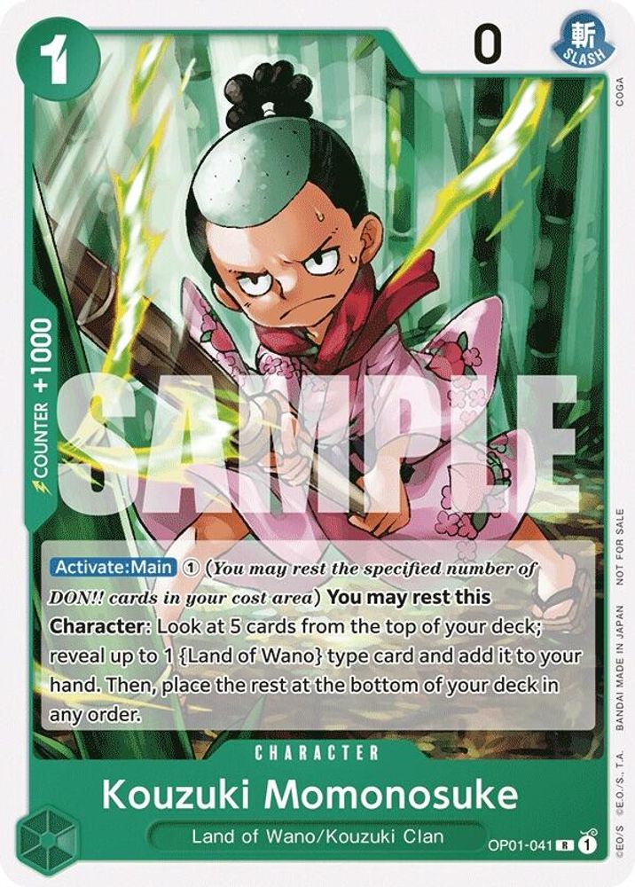 Kouzuki Momonosuke [Tournament] OP01-041 One Piece Card Game