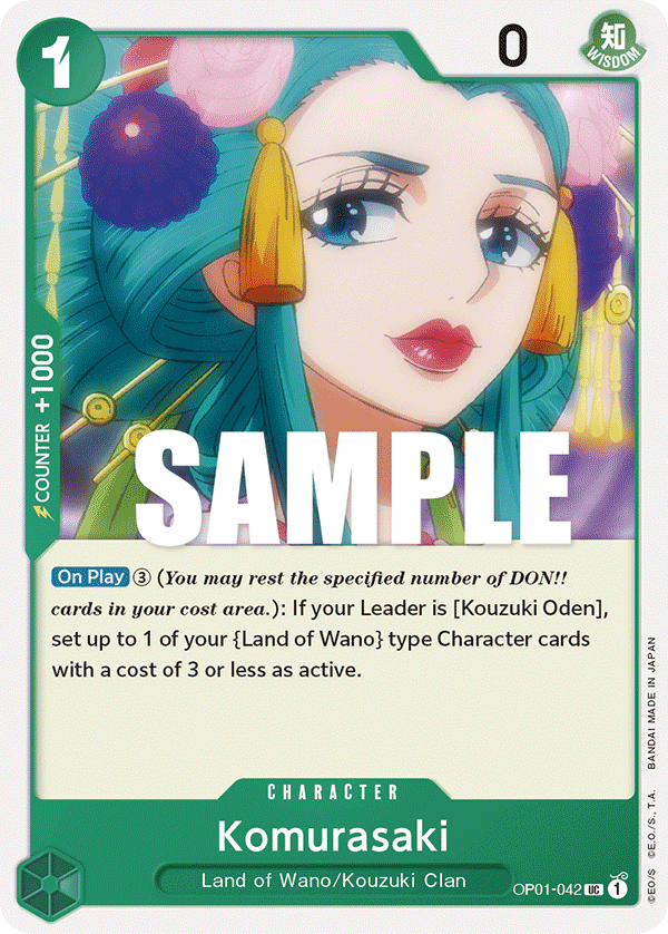 Komurasaki OP01-042 One Piece Card Game