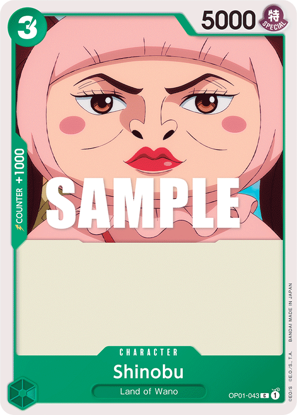 Shinobu OP01-043 One Piece Card Game