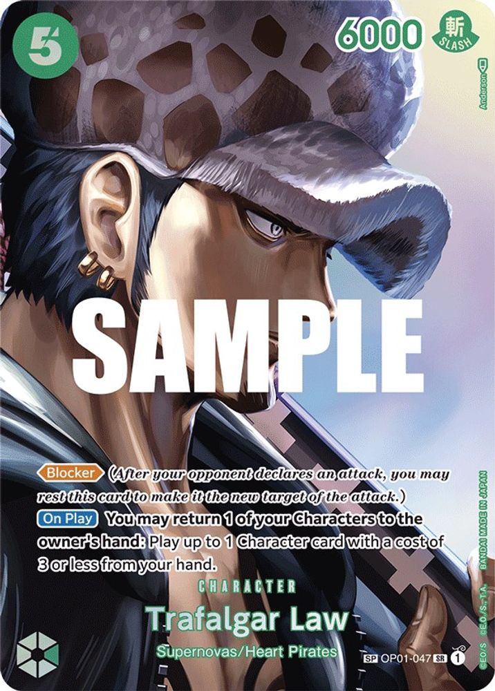 Trafalgar Law [SP] OP01-047 One Piece Card Game