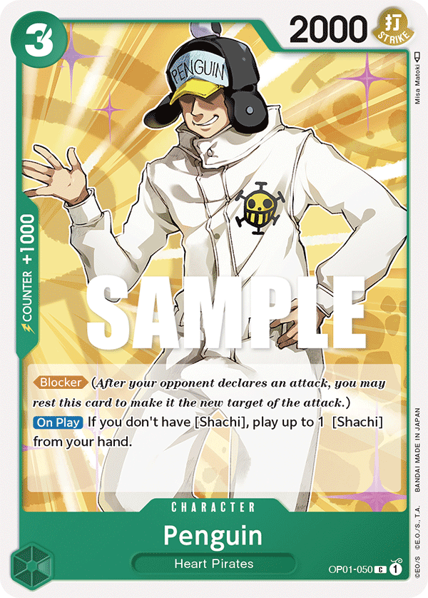 Penguin OP01-050 One Piece Card Game