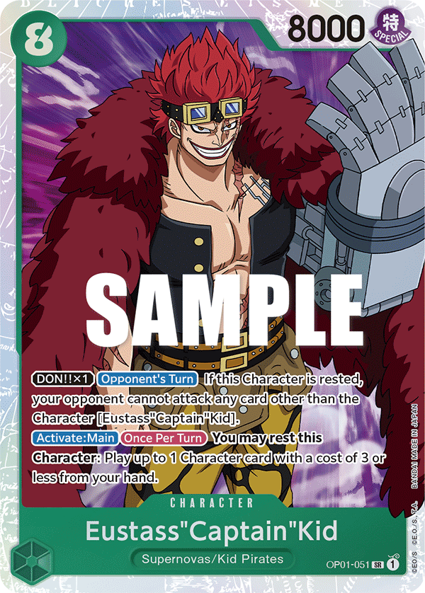 Eustass"Captain"Kid OP01-051 One Piece Card Game