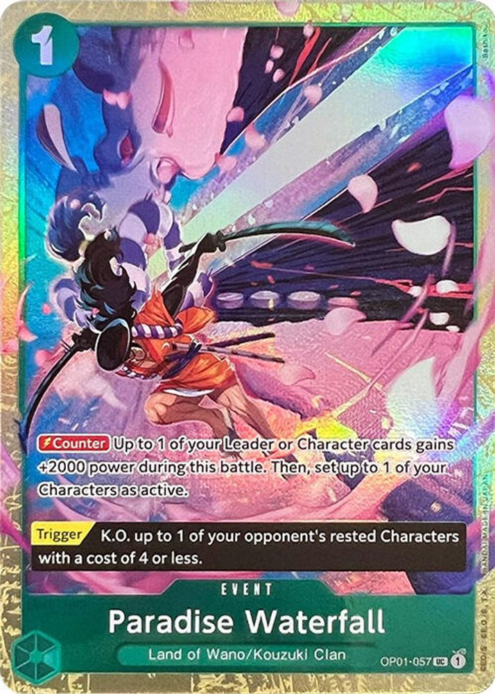 Paradise Waterfall [Best Selection] OP01-057 One Piece Card Game