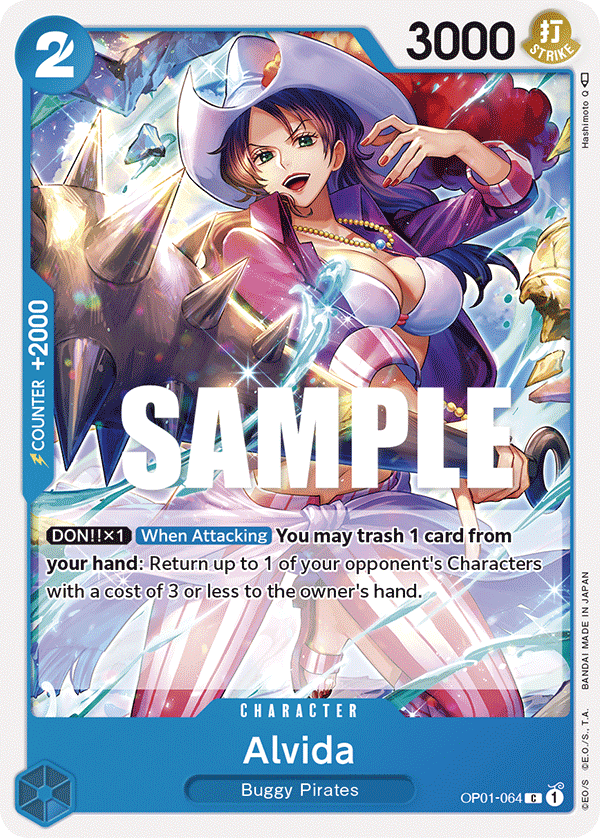 Alvida [Errata] OP01-064 One Piece Card Game