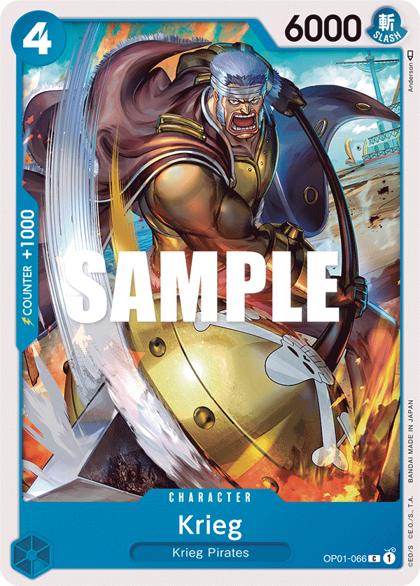 Krieg OP01-066 One Piece Card Game