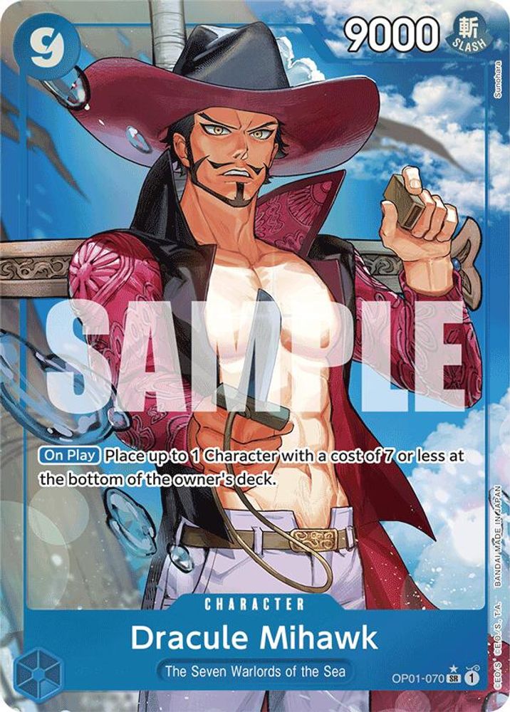 Dracule Mihawk [Alternate Art PRB01] OP01-070 One Piece Card Game