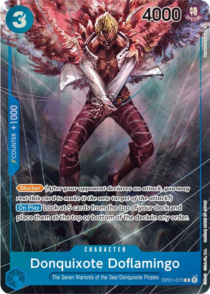 Donquixote Doflamingo [Alternate Art] OP01-073 One Piece Card Game
