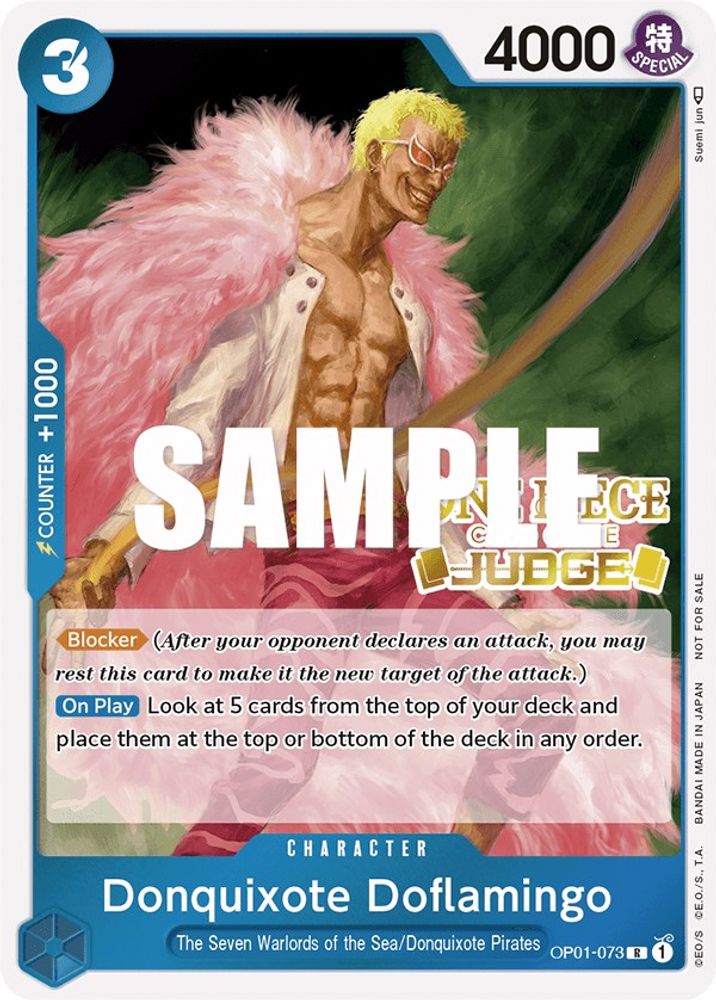 Donquixote Doflamingo [Judge] OP01-073 One Piece Card Game