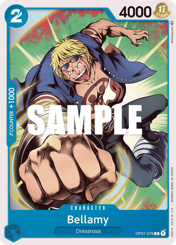 Bellamy OP01-076 One Piece Card Game