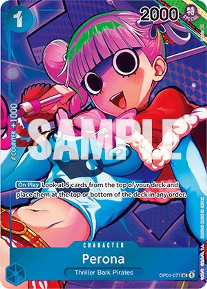 Perona [Box Topper] OP01-077 One Piece Card Game