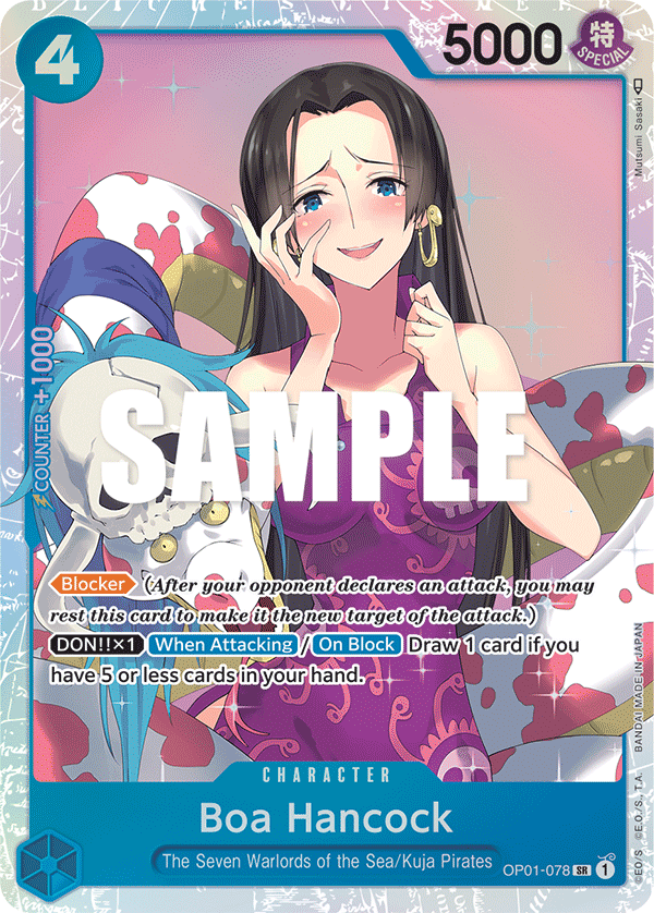 Boa Hancock [Alternate Art PRB01] JP OP01-078 One Piece Card Game