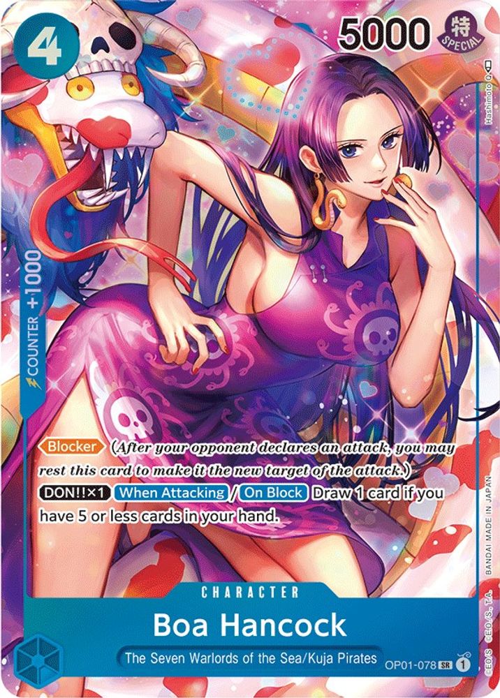 Boa Hancock [Alternate Art] OP01-078 One Piece Card Game