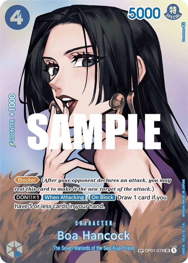 Boa Hancock [SP] OP01-078 One Piece Card Game