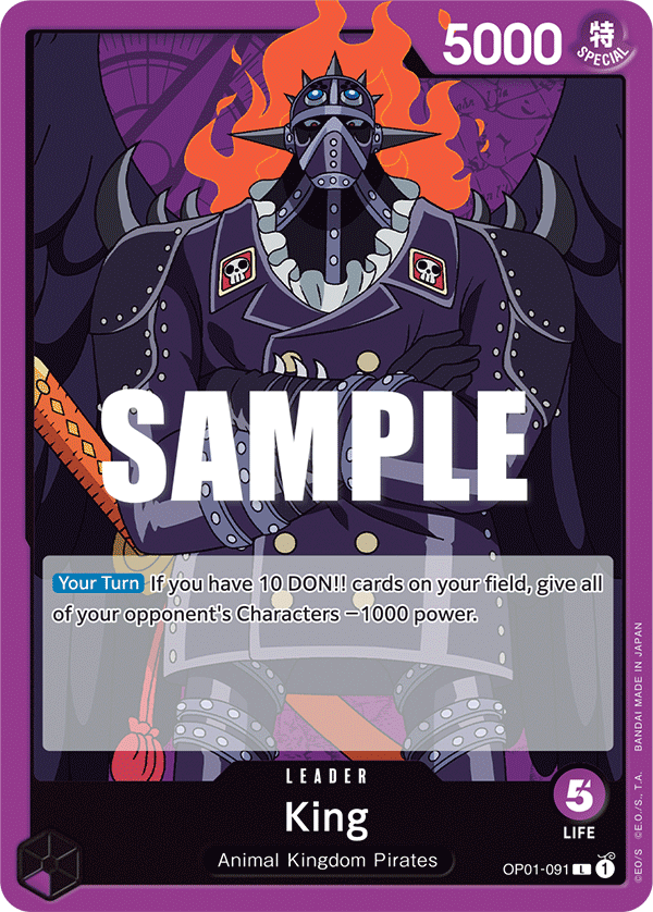 King OP01-091 One Piece Card Game