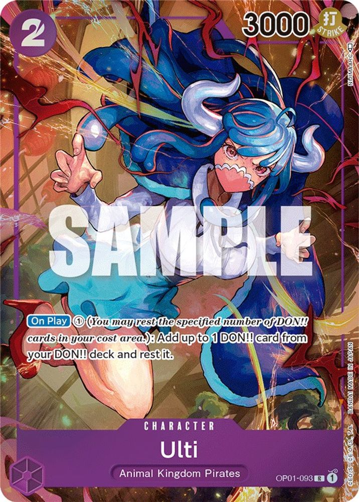 Ulti [Alternate Art] OP01-093 One Piece Card Game