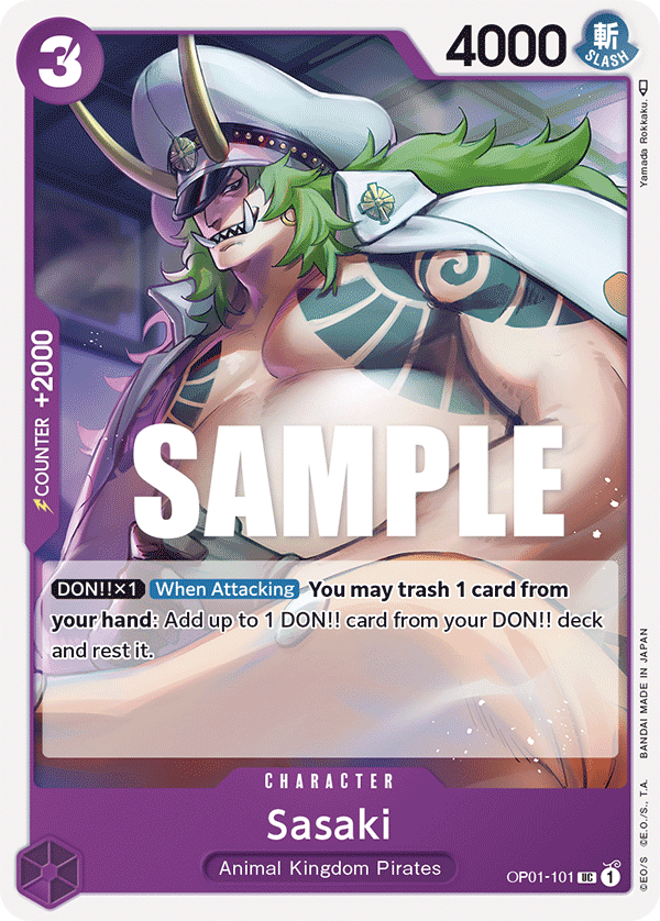 Sasaki OP01-101 One Piece Card Game