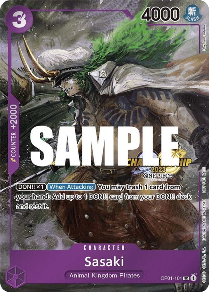 Sasaki [Event] OP01-101 One Piece Card Game