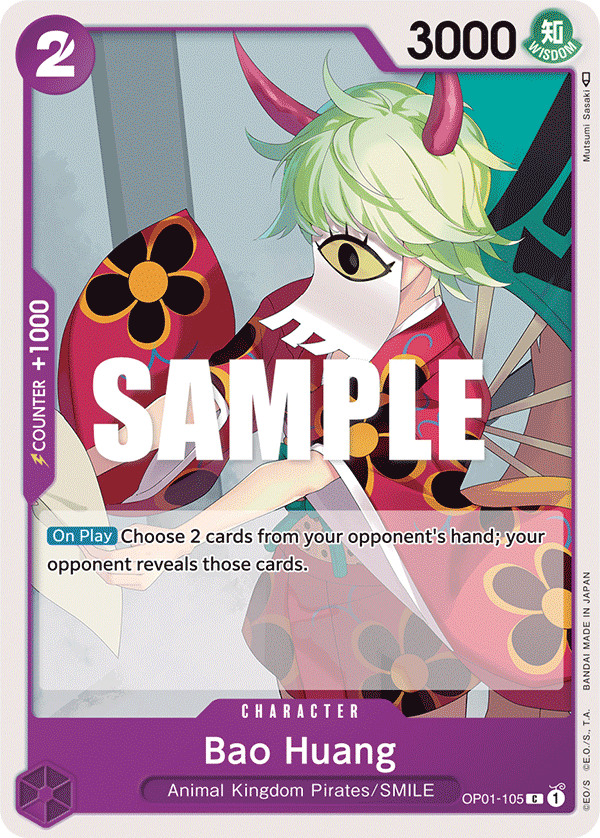 Bao Huang OP01-105 One Piece Card Game