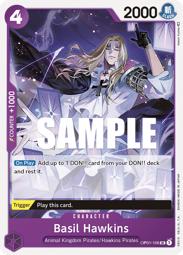 Basil Hawkins [Event] OP01-106 One Piece Card Game