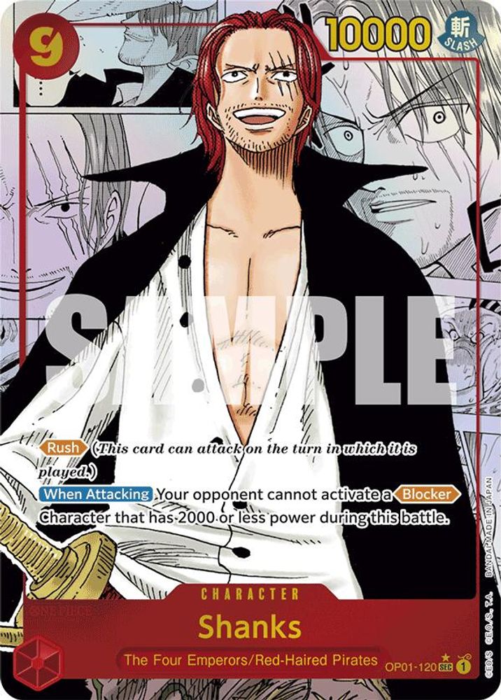 Shanks [Manga PRB01] OP01-120 One Piece Card Game