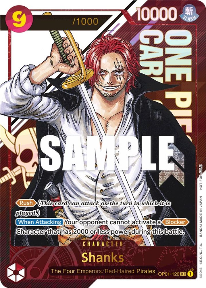 Shanks [Serial] OP01-120 One Piece Card Game