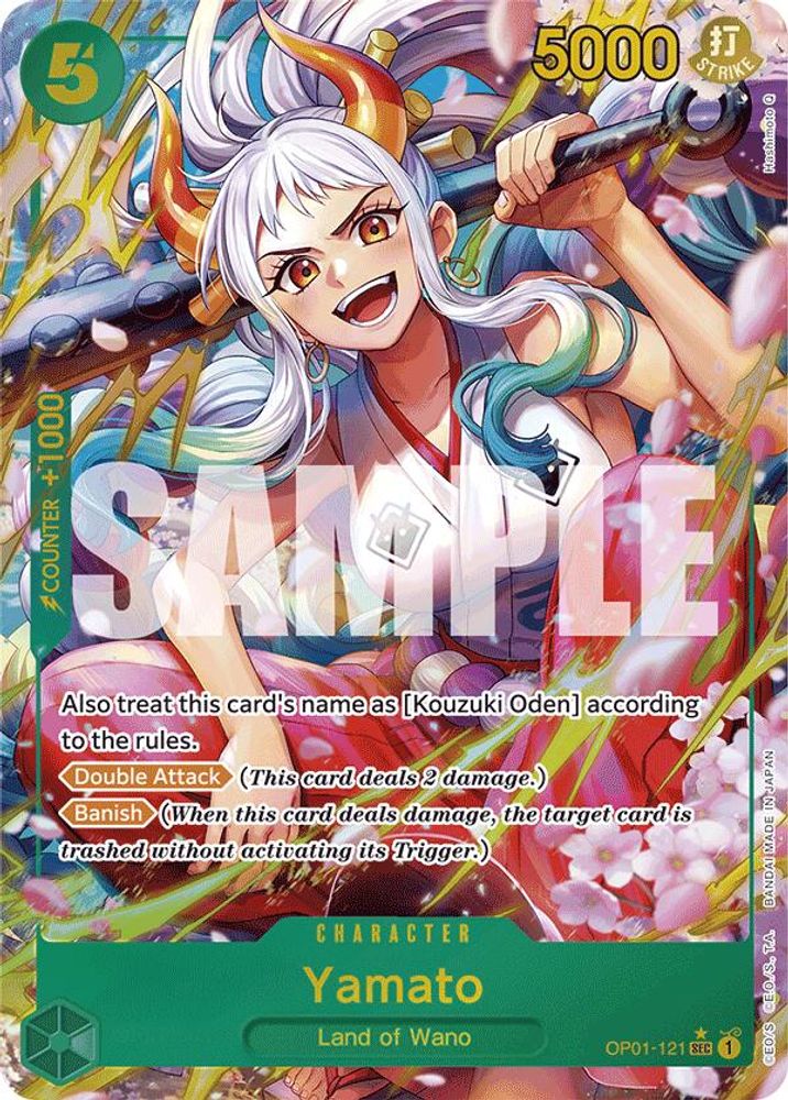 Yamato [Alternate Art PRB01] OP01-121 One Piece Card Game