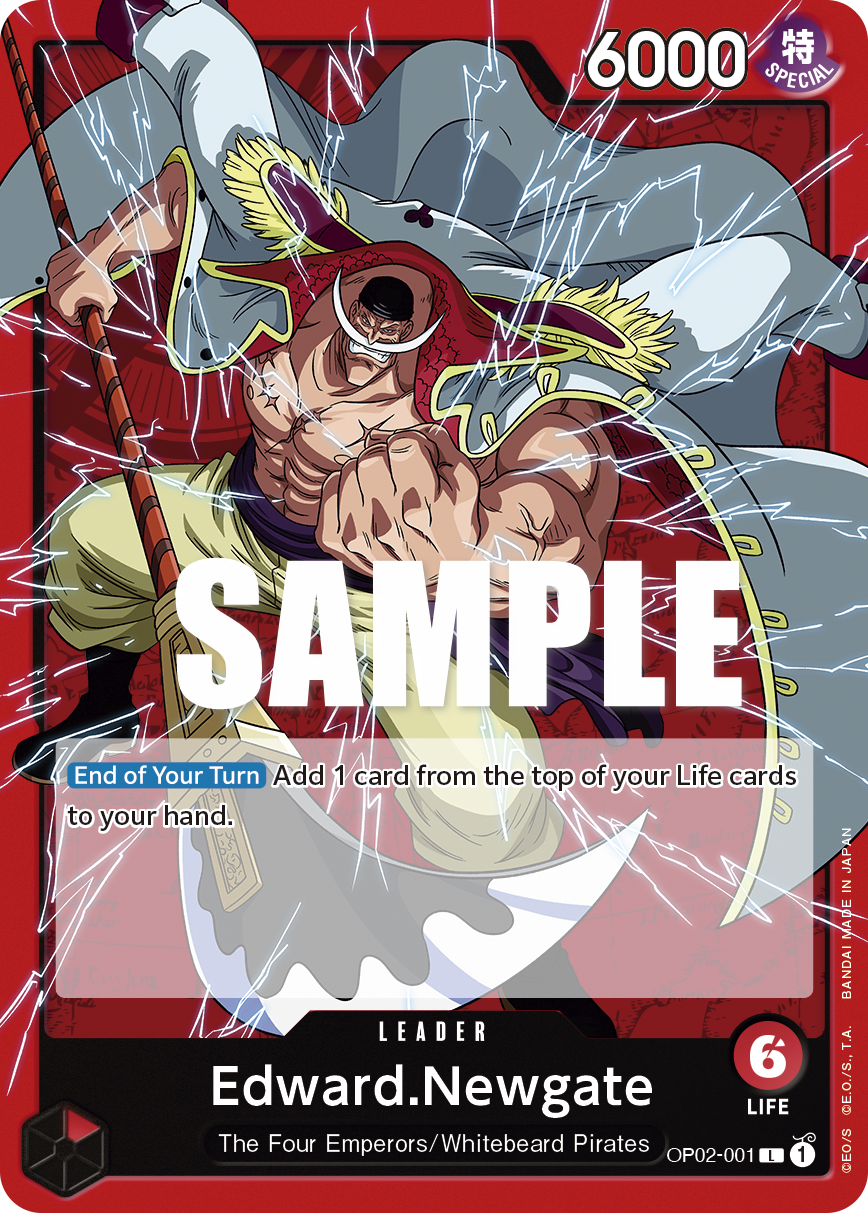 Edward.Newgate OP02-001 One Piece Card Game