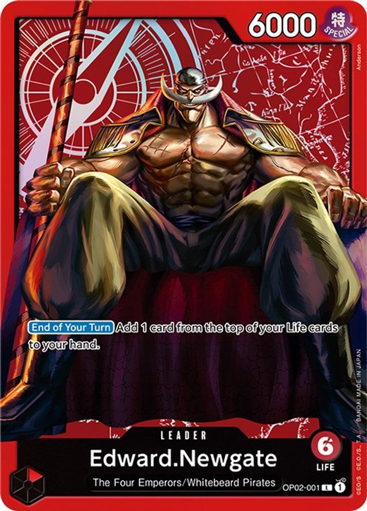 Edward.Newgate [Special Goods] OP02-001 One Piece Card Game