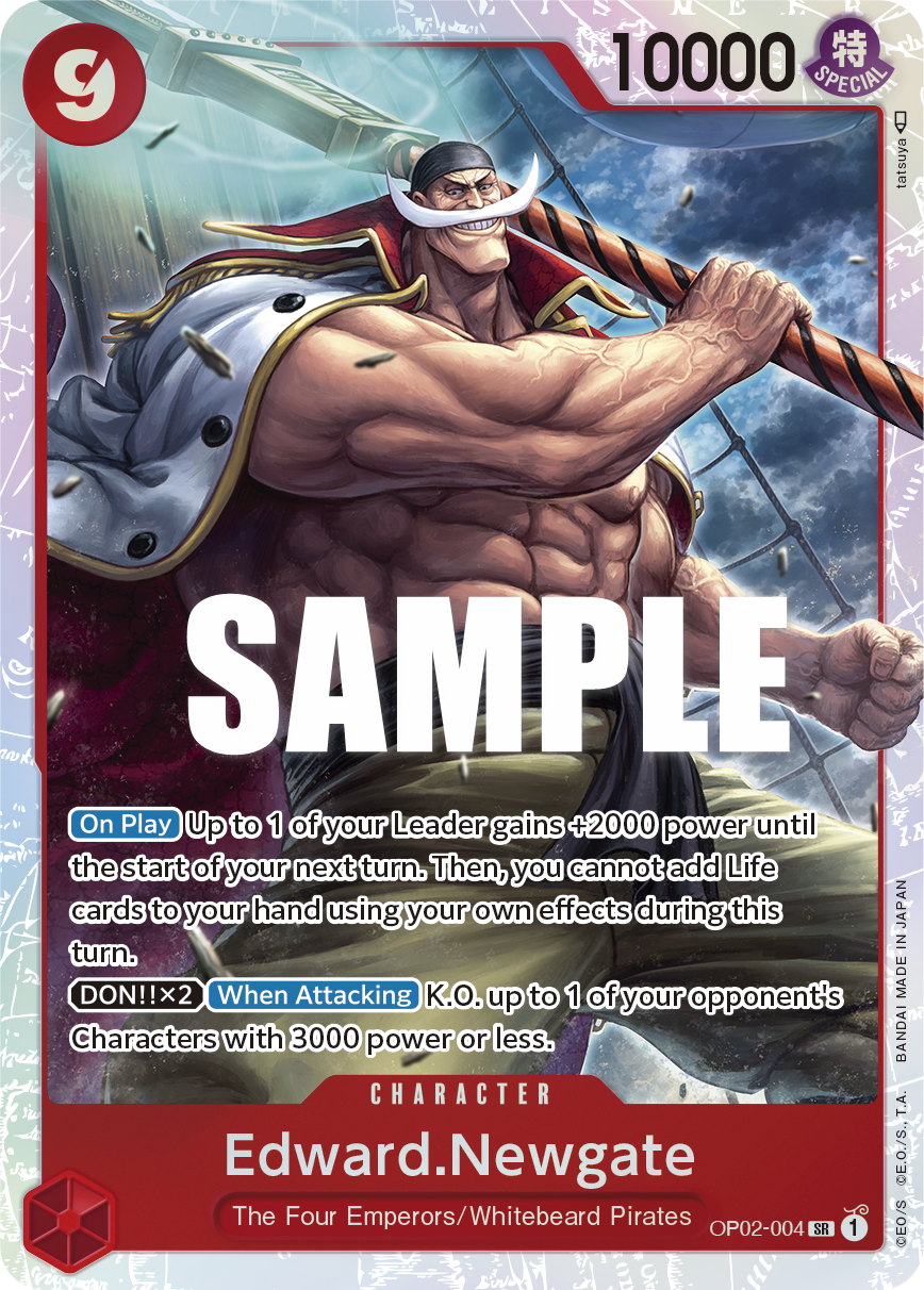 Edward.Newgate OP02-004 One Piece Card Game