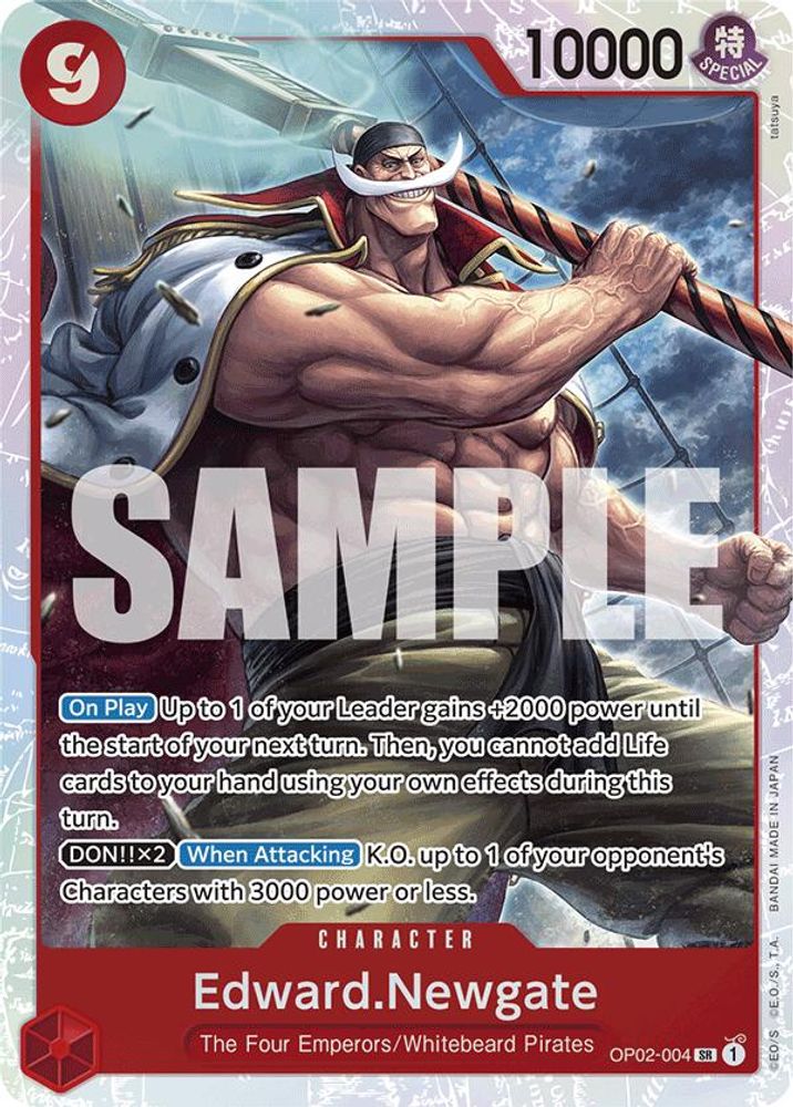 Edward.Newgate [PRB01] OP02-004 One Piece Card Game