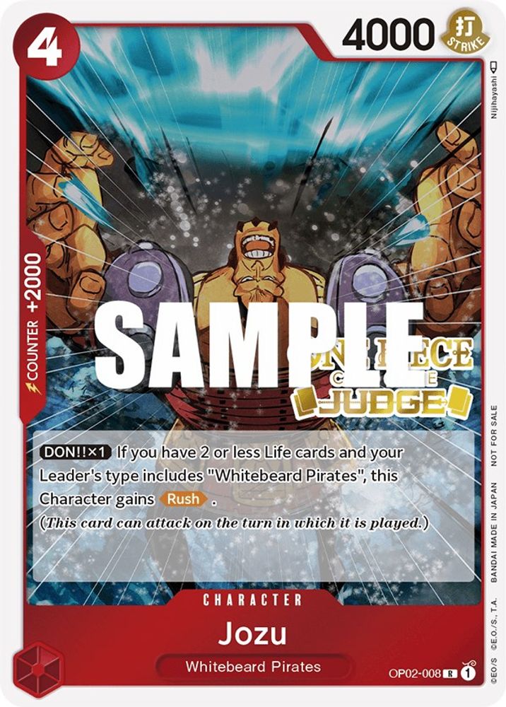 Jozu [Judge] OP02-008 One Piece Card Game