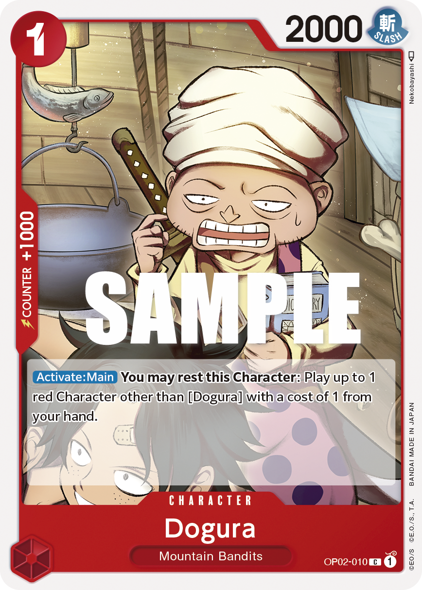Dogura OP02-010 One Piece Card Game