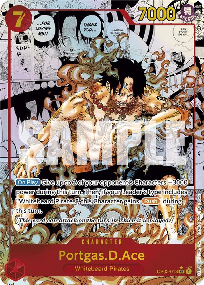 Portgas.D.Ace [Manga] OP02-013 One Piece Card Game