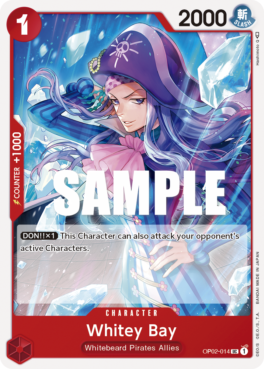 Whitey Bay OP02-014 One Piece Card Game