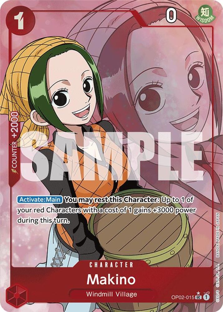 Makino [Full Art PRB01] OP02-015 One Piece Card Game