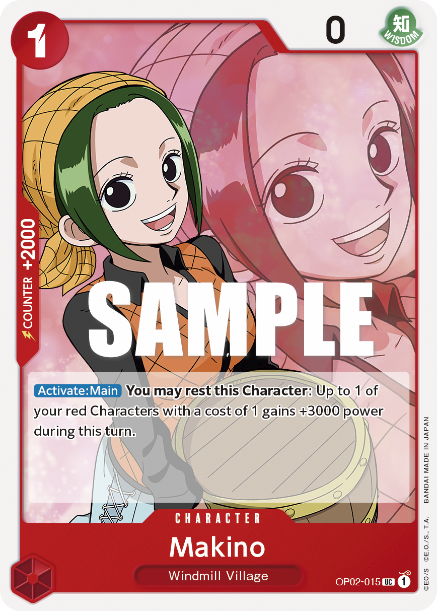 Makino [Jolly Roger PRB01] JP OP02-015 One Piece Card Game
