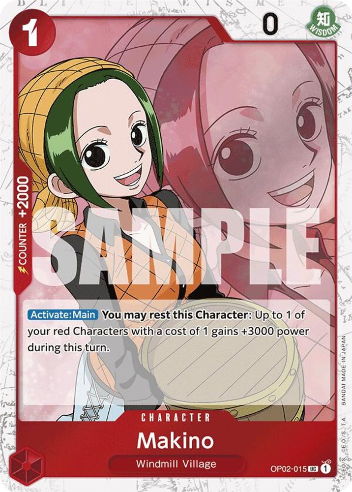 Makino [Jolly Roger PRB01] OP02-015 One Piece Card Game