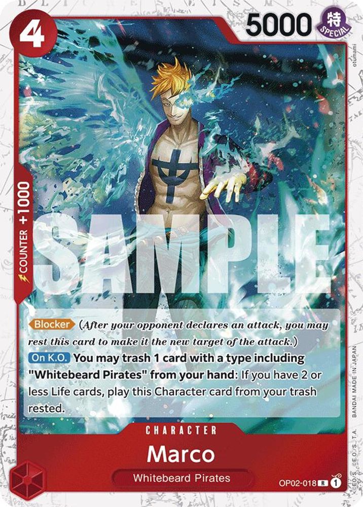 Marco [Jolly Roger PRB01] OP02-018 One Piece Card Game