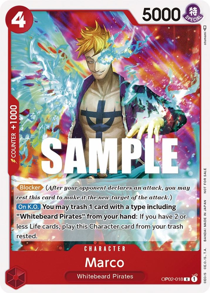 Marco [Promotion] OP02-018 One Piece Card Game