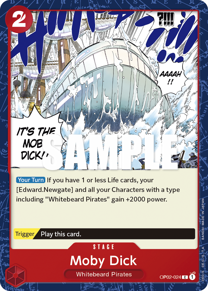 Moby Dick OP02-024 One Piece Card Game