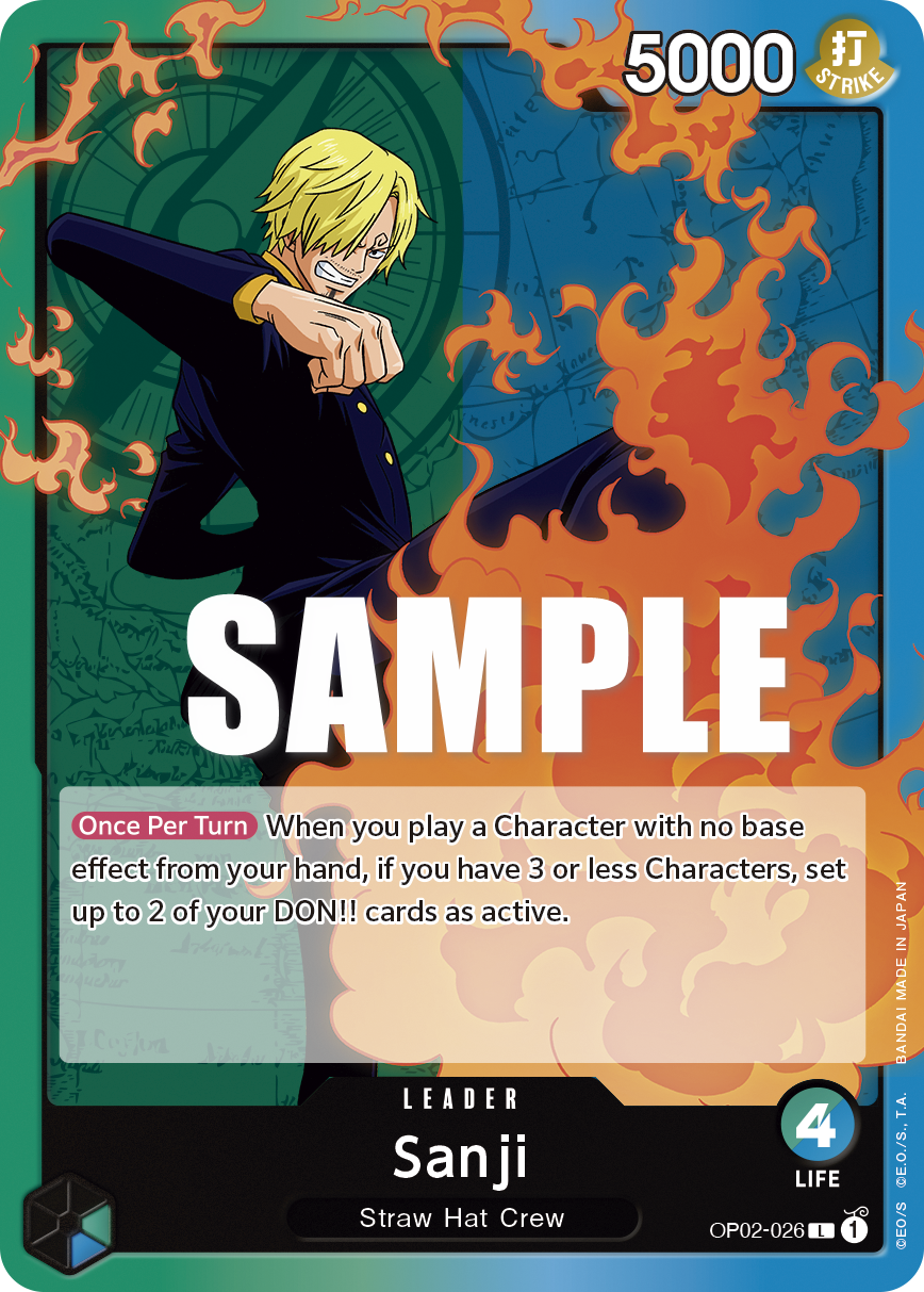 Sanji OP02-026 One Piece Card Game