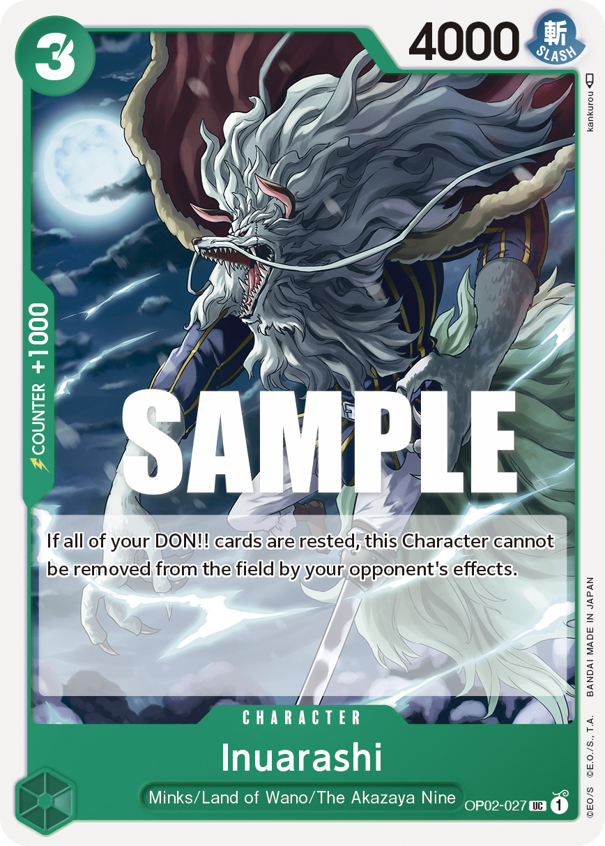 Inuarashi OP02-027 One Piece Card Game