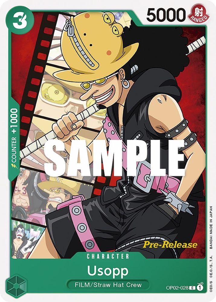 Usopp [Pre-release] OP02-028 One Piece Card Game
