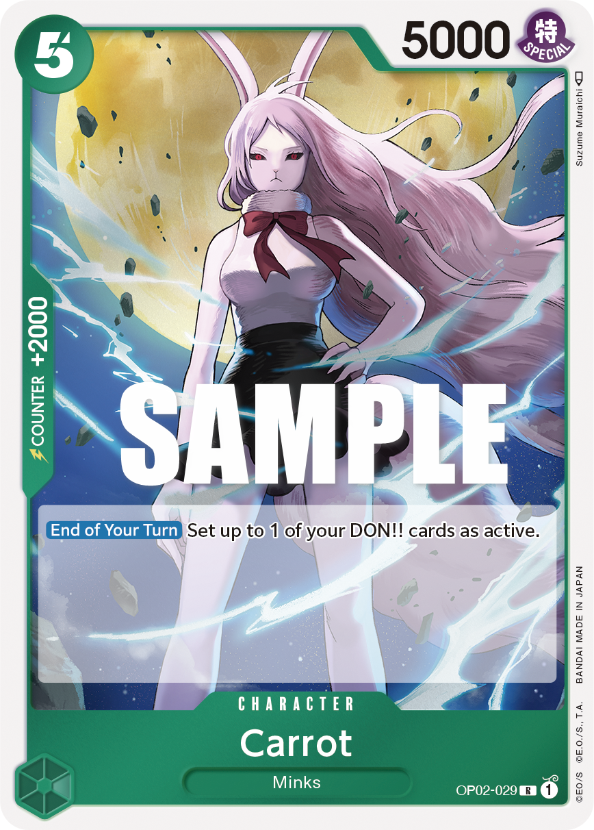 Carrot [Girls Edition] JP OP02-029 One Piece Card Game